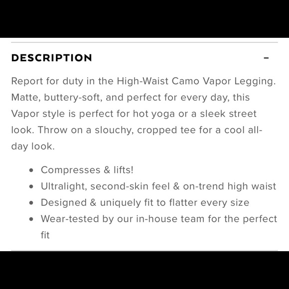 EUC alo yoga high waisted vapor camo leggings - Picture 11 of 12